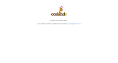 Desktop Screenshot of coriandr.com